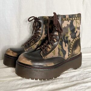 Steve Madden Camo Combat Boots